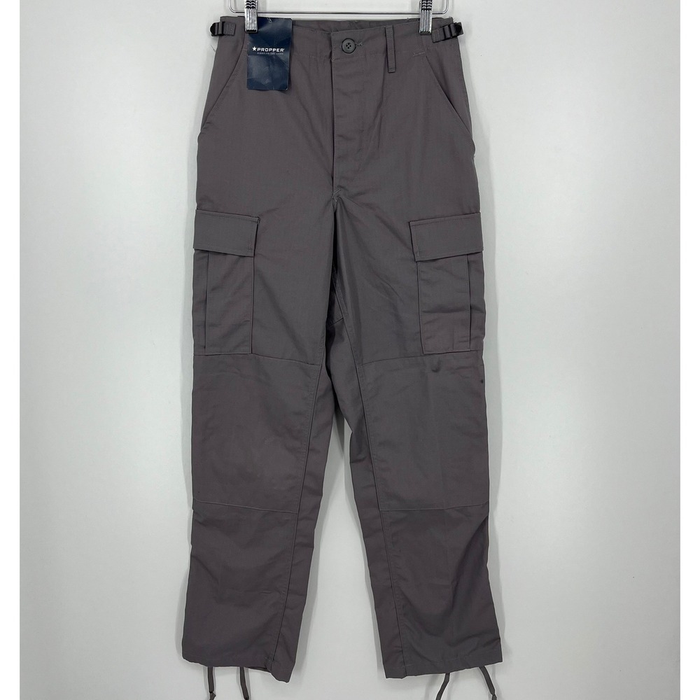 Propper Mens BDU Trouser Grey Tactical Cargo Pants Ripstop XS Regular New NWT